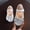 Silver, variant on Herrnalise Toddler Infant Kids Baby Girls Soft Princess Butterfly Knot Leather Flat Shoes