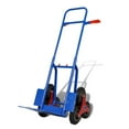thumbnail image 2 of vidaXL Folding Sack Truck with 6 Wheels Blue, 2 of 4