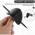 thumbnail image 6 of Hair Clip Large Bun Holder Hair Fork 5in Hair for Women Retro Hair Accessories Gift, 6 of 9