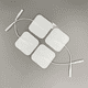 thumbnail image 1 of Parche de masaje de fisioterapia ENTASSER con electrodos 5*5, 1 of 5