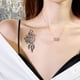 thumbnail image 3 of 24 hojas de tatuajes temporales pegatinas tatuaje para mujeres, niñas tatuaje de arte corporal, 3 of 6