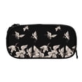 thumbnail image 3 of Goofa Japanese White Crane Pattern Big Capacity Pencil Pen Case Office College Large Storage High Capacity Bag Pouch Holder Box Organizer, 3 of 9