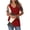 #01Red, variant on yoeyez Plus Size Short Sleeve Blouse Cold Shoulder V Neck Tunic Shirts Causal Color Block Tops Shirts Relaxed Fitted Comfy Pullover Blouse Deals of Today Prime Red S