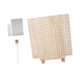 thumbnail image 4 of Wood Blocking Board Set, Mat, Decoration, Knitting, Supplies, Accessories Square, 4 of 8