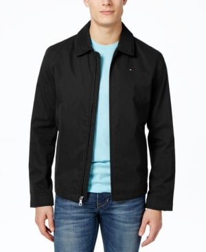 Tommy Hilfiger Men's Lightweight Full-Zip Jacket - Black