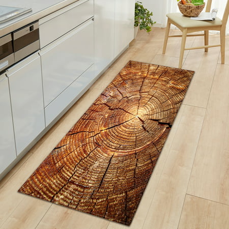 Kitchen Floor Carpet Wooden Plank, Hardwood Floor Kitchen Rug
