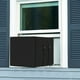 thumbnail image 5 of Cubierta de Aire Acondicionado, 17x12x13" Cubiertas de Unidad de AC Exterior, Cubierta de AC Central para Unidad Exterior, Negra, 5 of 6
