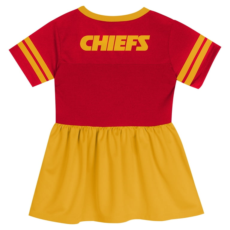 Girls Toddler Red Kansas City Chiefs Stadium Lights Fashion Jersey Dress -  Walmart.com