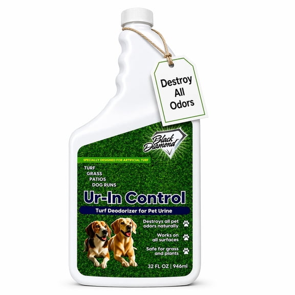 Urine Control Turf Deodorizer for Outdoor Pet Odor– Artificial Grass Odor Control – Dog Odor Eliminator, Safe for Pets, Kids, Grass, and Turf (32oz)