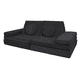 thumbnail image 1 of Dundy Plus Sillón de Actividades Modular Infantil, Sofá de Piso para Niños y Adultos, Juego para Niños y Bebés con 8 Piezas. (Carbón), 1 of 7