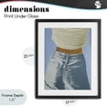 thumbnail image 4 of Stupell Industries Traditional Vintage Jeans & Tee Black Framed Print Under Glass, 17 x 21, by Victoria Barnes, 4 of 8