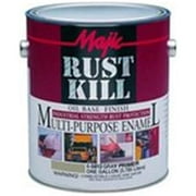 Majic Paints 8-5812-4 0.5 Pint Gray Primer Rust kill Enamel