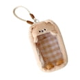 thumbnail image 4 of Bolsa organizadora para exhibir figuras pequeñas, a prueba de polvo y con cierre de cremallera para objetos de colección. Oso, 4 of 8
