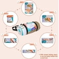 thumbnail image 5 of Whale Flotilla Extra Large Outdoor Picnic Blanket (60”x80”), Waterproof Wear-resistant Beach Blanket, Foldable Handy Mat Tote Spring Summer Great for Camping and Park, Brown, 5 of 6
