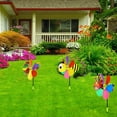 thumbnail image 3 of 5 Pcs Windmills Colorful Wind Spinner 3D Animal Pinwheel Garden Ornament for Outdoor Yard Lawn Patio Decor and, 3 of 5