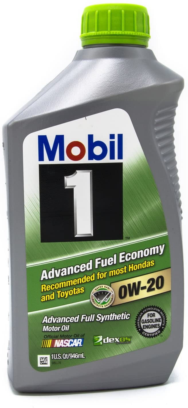 Mobil 10W-20 Adv. Fuel Economy Full Syn. Motor Oil, 1 qt - Walmart 