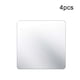 thumbnail image 2 of Pegatinas de espejo espejo flexible de longitud completa plástico superficie lisa efecto reflectante autoadhesivo apartamento decoración paquete de 4 Inevent HA011895-00, 2 of 7