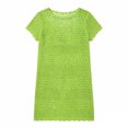 thumbnail image 4 of HGIEYS Women Swimsuit Coverup Crochet Bathing Suit Beach Cover Ups 2026 Summer Knit Bikini Beachwear Pullover Swimwear, 4 of 4