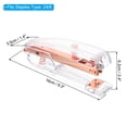 thumbnail image 2 of Uxcell Acrylic Stapler, Portable Stylish Manual Effortless Desktop Accessories Stapler, Rose Gold, 2 of 6