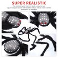 thumbnail image 2 of Araña Peluda De Halloween De 29.5 Pulgadas Con Ojos Rojos Cabeza De Calavera Araña De Felpa Decoración Pierna Ajustable Accesorios De Miedo Juguete Colgante Para Interior Y Exterior Eigraketly HA027547-02, 2 of 6