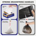 thumbnail image 4 of AIR-Drawstring Litter Liner Bags 80 Pack-Cat Litter Box Liner Bags for Litter Box Robot 3 and 4 Thick Waste Bags for Self-cleaning Cat Litter Box Liner Trash Bags for Home/Kitchen Trash Cans, 4 of 4
