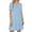 Light Blue, variant on Womens Glitter Lace Dresses Round Neck Short Sleeve Sparkly Casual Party Mini Dress