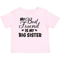 thumbnail image 3 of Inktastic My Best Friend is My Big Sister with Hearts Boys or Girls Baby T-Shirt, 3 of 5