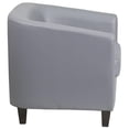 thumbnail image 3 of Chaise longue en cuir gris, 3 of 9