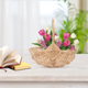 thumbnail image 4 of Houderco Cesta De Rattan Tejida Color Para Almacenamiento Multifuncional Y, 4 of 6