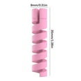 thumbnail image 3 of Data Cable Protective Sleeve | Soft Flexible Wrap | Abrasion-Resistant Cord Shield | Multi-Color Options | Integrated Cable Winding | Fits Charging & Data Wires | Home Office Travel, 3 of 4