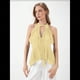 thumbnail image 4 of Camisola con Volantes y Cuello Halter para Mujer Amarillo M, 4 of 7