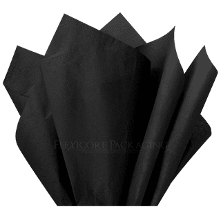 Hi Sasara 60 Sheets Black with Gold Star Tissue Paper,Black Tissue Paper  for Gift Bags,Black Gift Wrapping Tissue for Halloween