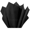 Black Tissue Paper, 15"x20", 100 ct