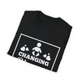 thumbnail image 4 of Humorous Changing Diapers Is My Cardio Mommas Gift | Hilarious Stressed Out Mothers Men Women Unisex Softstyle T-Shirt, 4 of 4