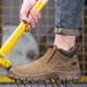 thumbnail image 4 of Zapatos deportivos de protección para hombre Zapatos sin cordones de PU a prueba de pinchazos para escalar senderismo Likrtyny Tenis De Mujer Tenis De Hombre, 4 of 8
