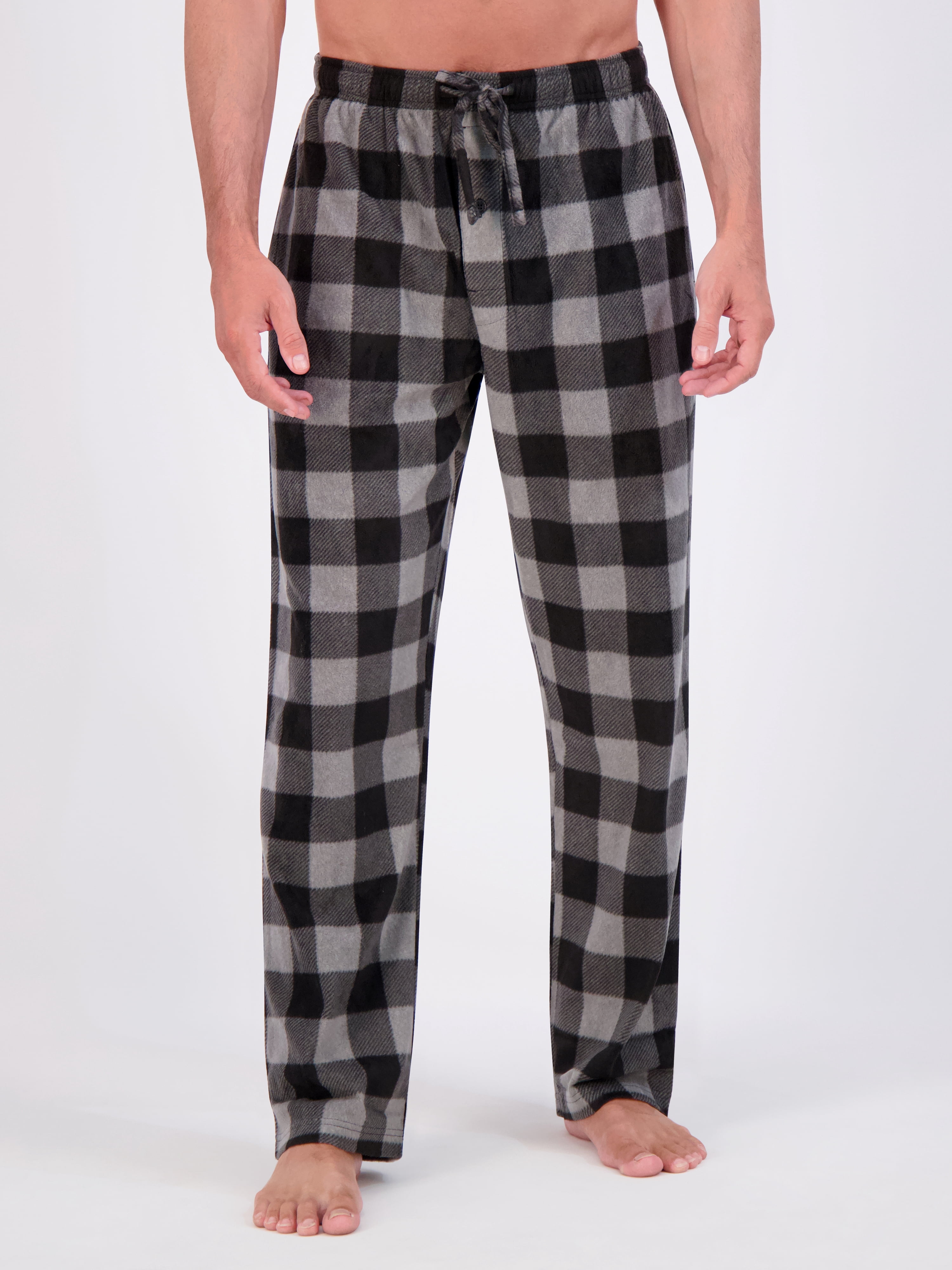 Hanes Men's Cozy Microfleece Pajama Sleep Pants, 2-Pack, Sizes S-2XL