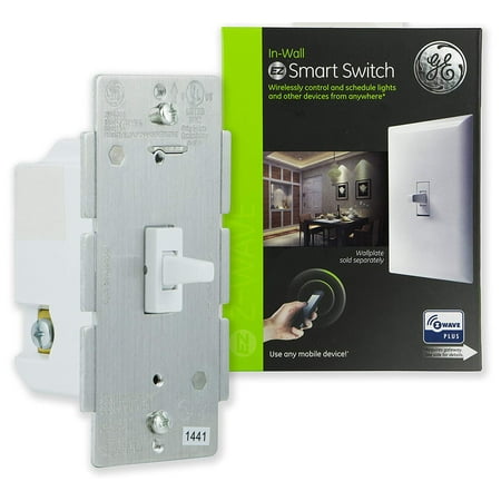 GE Z-Wave Plus In-Wall Smart Toggle Switch, Hub Required, (Best Z Wave Light Switch)