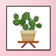 thumbnail image 3 of Wdftyju 14CT punto de cruz parcial Cactus estampado DIY Kits de bordado hilo de algodón artesanía Wdftyju 6yh6jn8fx6hn1st6, 3 of 9