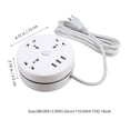 thumbnail image 3 of Miangastore Power Strip Surge Protector Power Bar Travel Extension 2.8m Cord Us Plug, 3 of 8