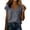 *1-Gray, variant on Women's Cotton-Linen Blend Short Sleeve Wrap V-Neck Blouses,Ladies Casual Rolled Cuff Tops,Breathable Summer Daily Wear Shirts For Women,Bronze,S-2XL