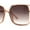 Beige / Brown, variant on Womens 1990s Fashion Butterfly Chic Oversize Sunglasses Red Purple