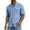Light Blue, variant on CBASIHI Mens Short Sleeve Button Down Shirts with Pockets- Breathable Loose Fit Collared Casual Summer Business Work Wear Top Light Blue Size S-3XL
