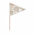 thumbnail image 1 of I Love London Britain Big Ben Bus Toothpick Triangle Cupcake Toppers Flag, 1 of 3