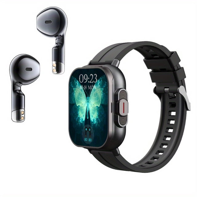 MesaSe 2.01” HD Display Smartwatch Plus - Wireless Calling Multi Sports Modes Sedentary Reminders Music Player Weather Forecast Sports Pedometer for Android and iOS Devices with Fre