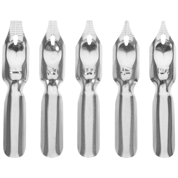 5Pcs Calligraphy Writing Pen Nibs Dip Pen Nibs Replacement Nibs Students Dip Pen Tips