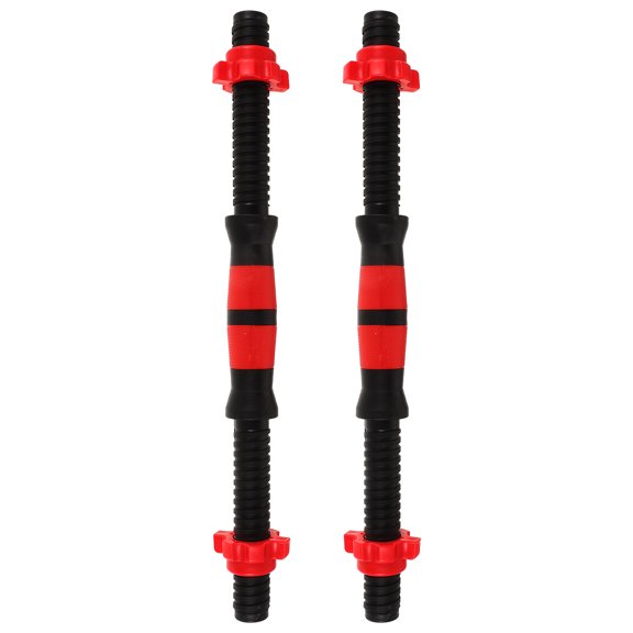 FELTECHELECTR 2Pcs Dumbbell Bars Steel Cylindrical For Men Women Gym Equipment Home Workout Dumbbell Handle