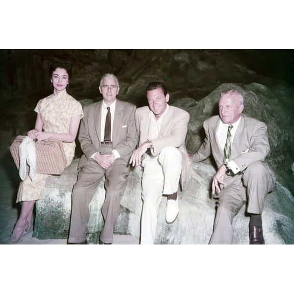 Jennifer Jones William Holden Love Is a Many-Splendored Thing 24x36 Poster Candid