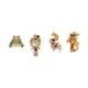 thumbnail image 1 of 4 Pzs Juego De Pendientes De Insectos De Dibujos Animados S925 Plata Para Mujer Joyería, 1 of 4