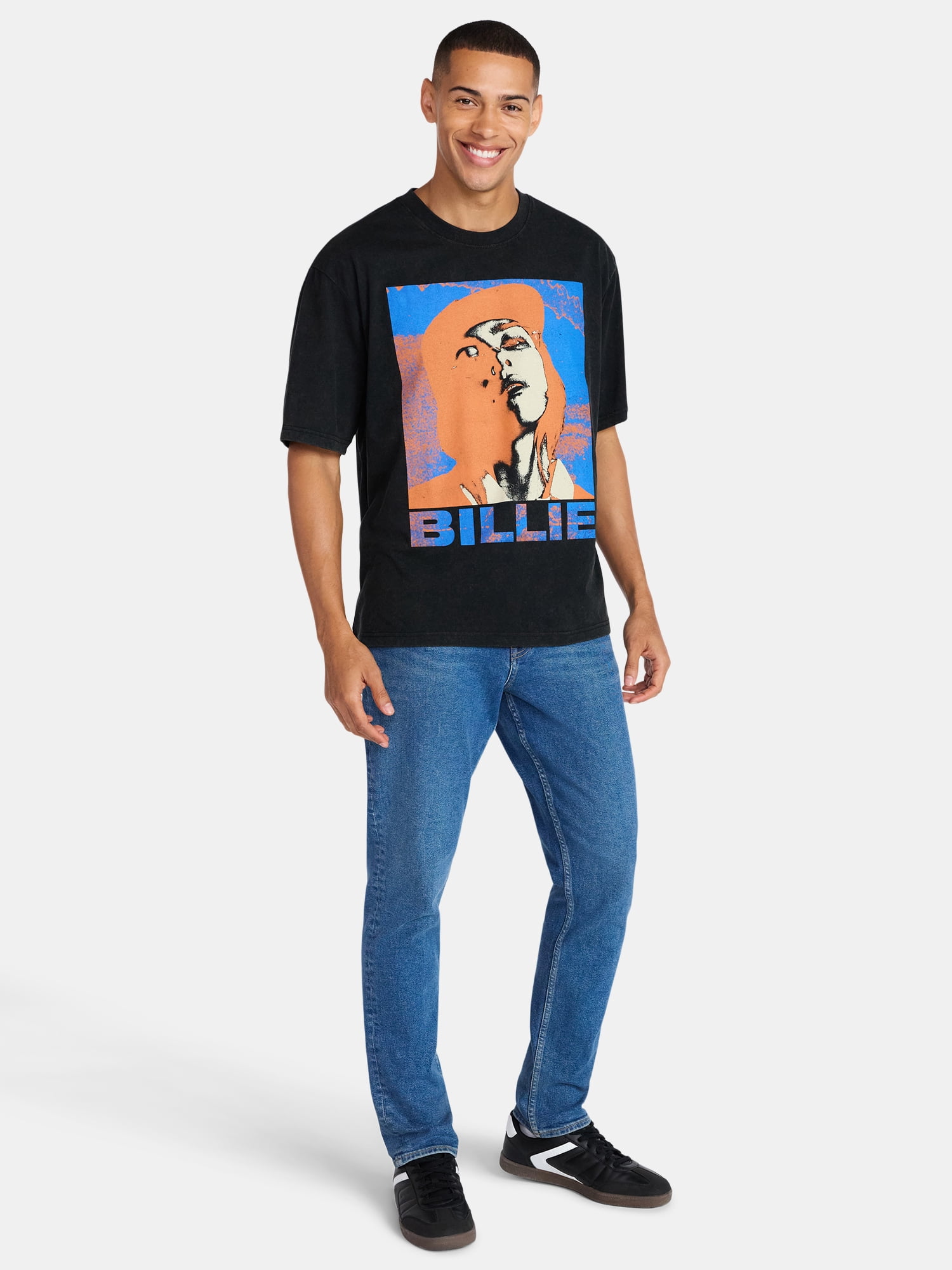 Billie Eilish Oversized Boxy Fit Pride Graphic Tee Shirt, Men's Sizes XS-3XL
