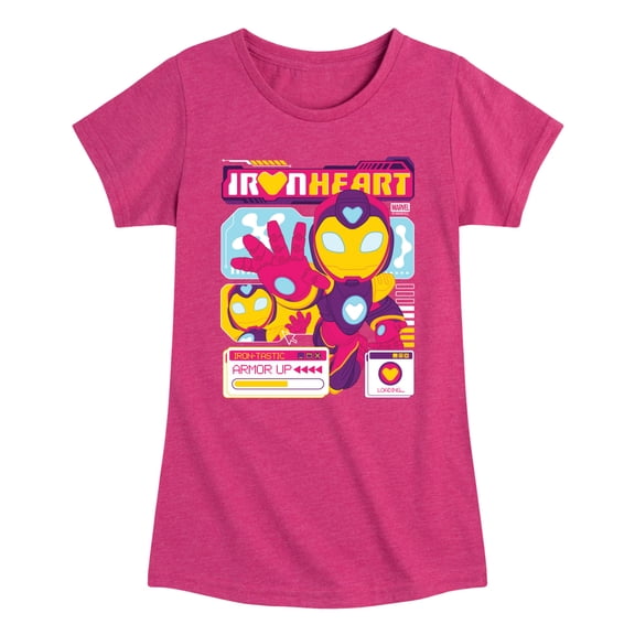 Spider-Man - Iron Heart Y2k Fitted Short Sleeve Graphic T-Shirt